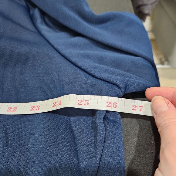 Under Armour Men's Fleece Hoodie XXL Navy Blue Big Logo Loose Oversized Outdoor - Picture 9 of 11